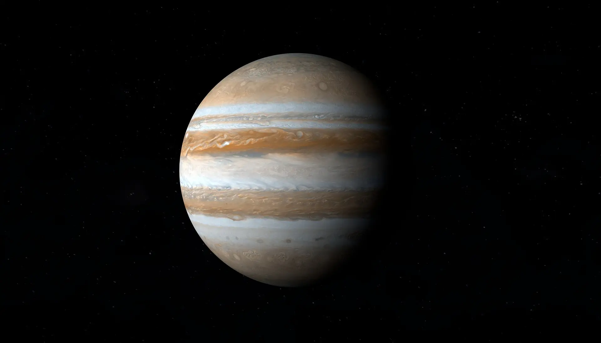 Imagen del planeta del Sistema Solar Júpiter.