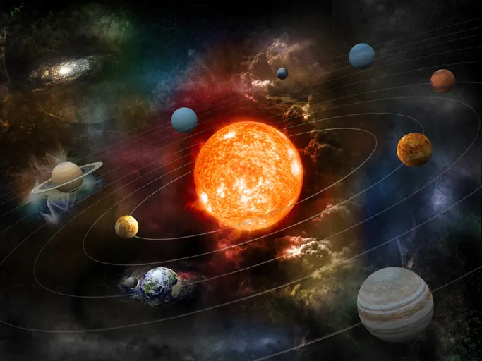 Imagen del Sistema Solar.