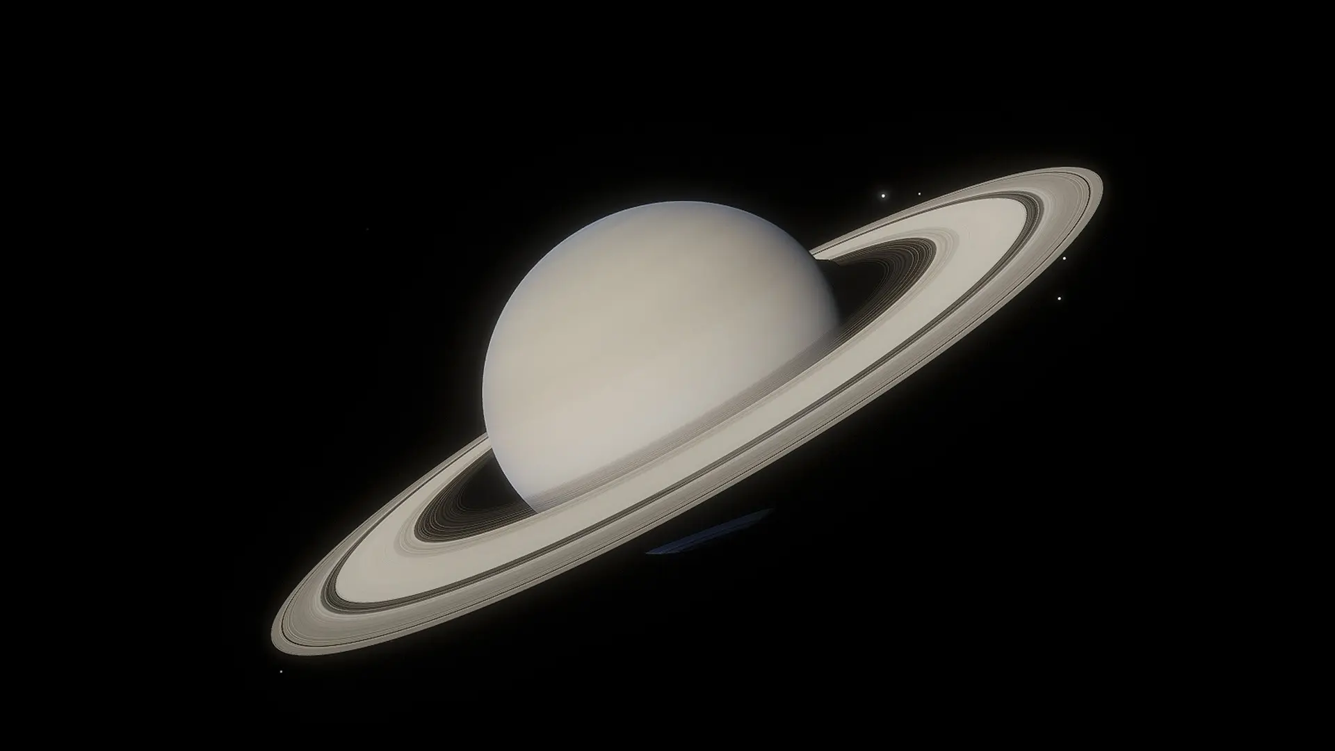 Imagen del planeta del Sistema Solar Saturno.