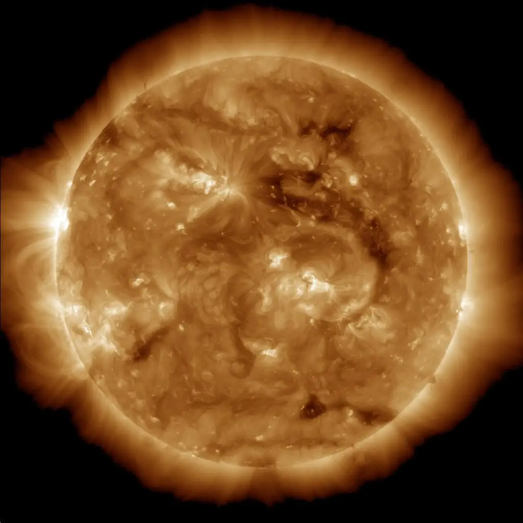 Fotografía del sol por la NASA, NASA/SDO/AIA