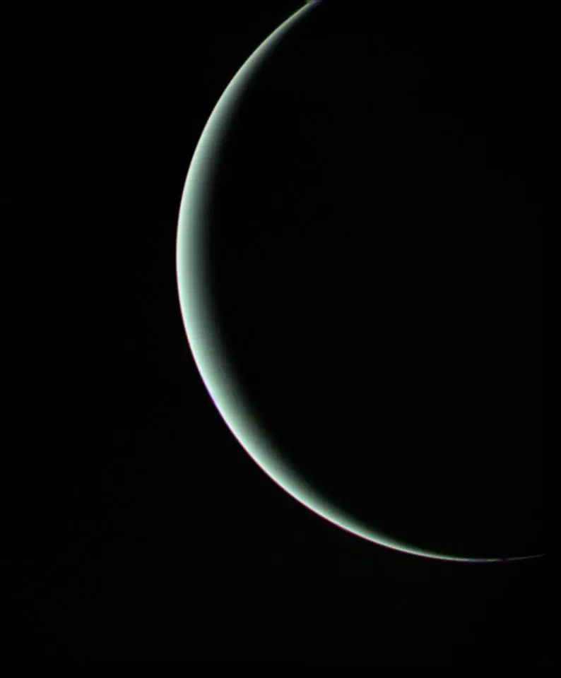 Fotografía del planeta Urano