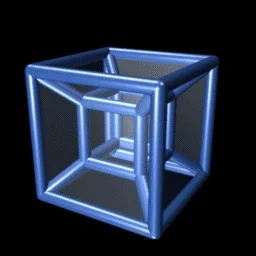 GIF mostrando la rotación en 4D