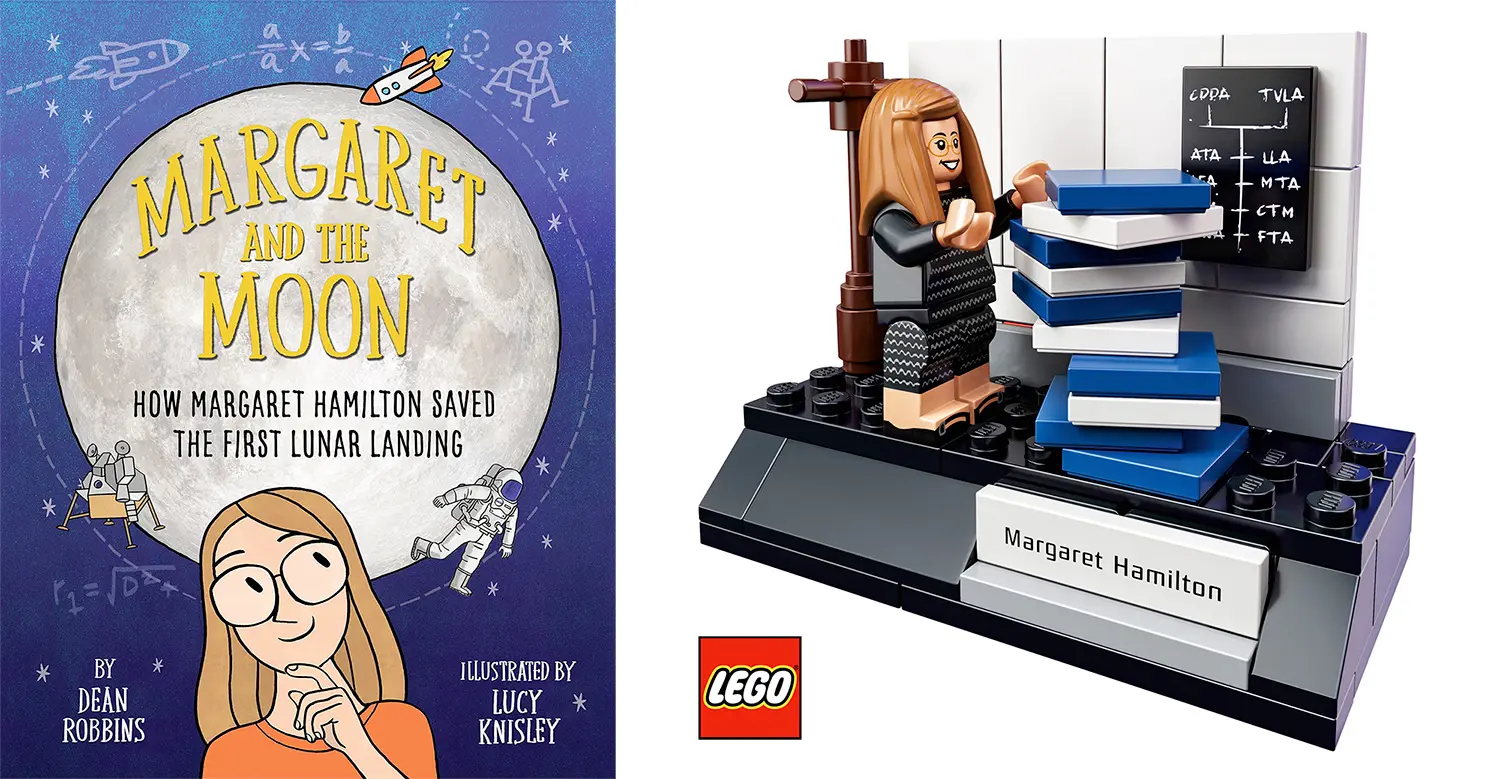 Fotografía del LEGO que incluye a Margaret Hamilton